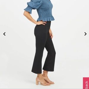 Spanx The Perfect Black Pant, Cropped Flare, Small , tall